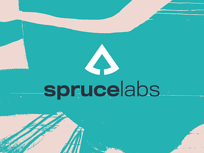 Spruce Labs Texture branding design logo typography