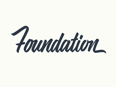 Foundation lettering