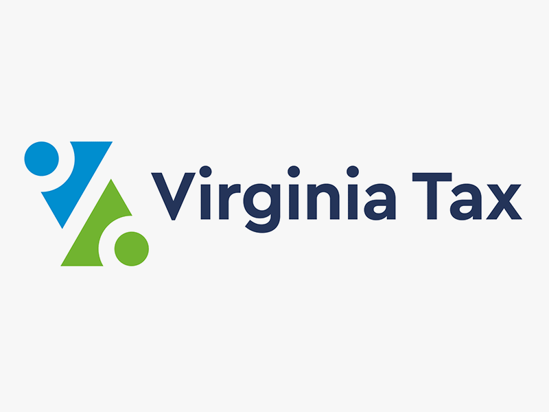 Virginia Tax Logo Design adobe ae after effect animation branding icon identity logo mark motion tax