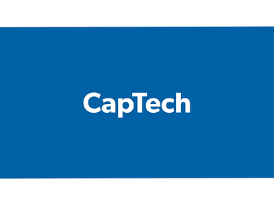 CapTech Brand Launch blue branding design flat icon illustration inclusion logo typography ui ux vector web website