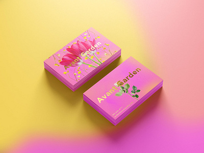 Florist Business Card - Avant Garden