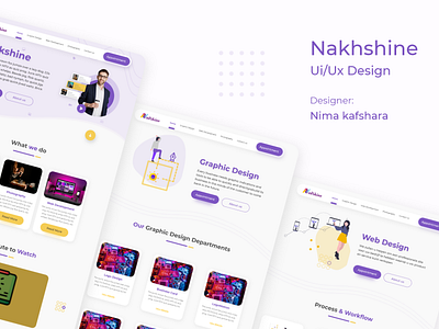 nakhshine ui/ux Design