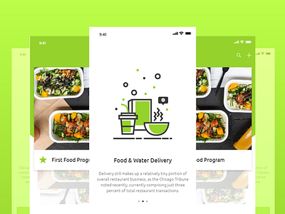 Food delivery App app design ui ux