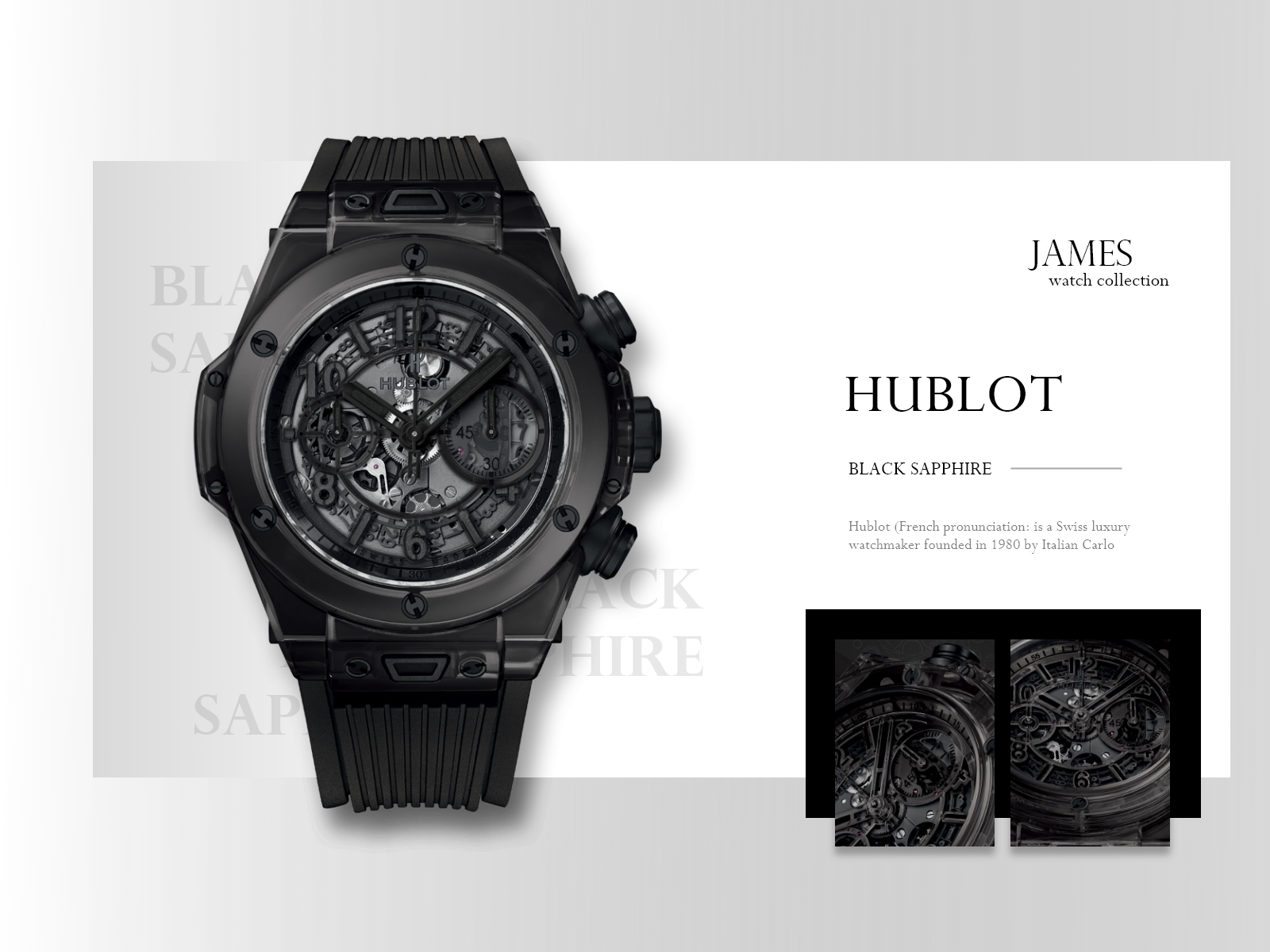 Watch Collection by Nizek on Dribbble