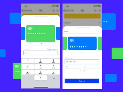 Cashout app design ui ux