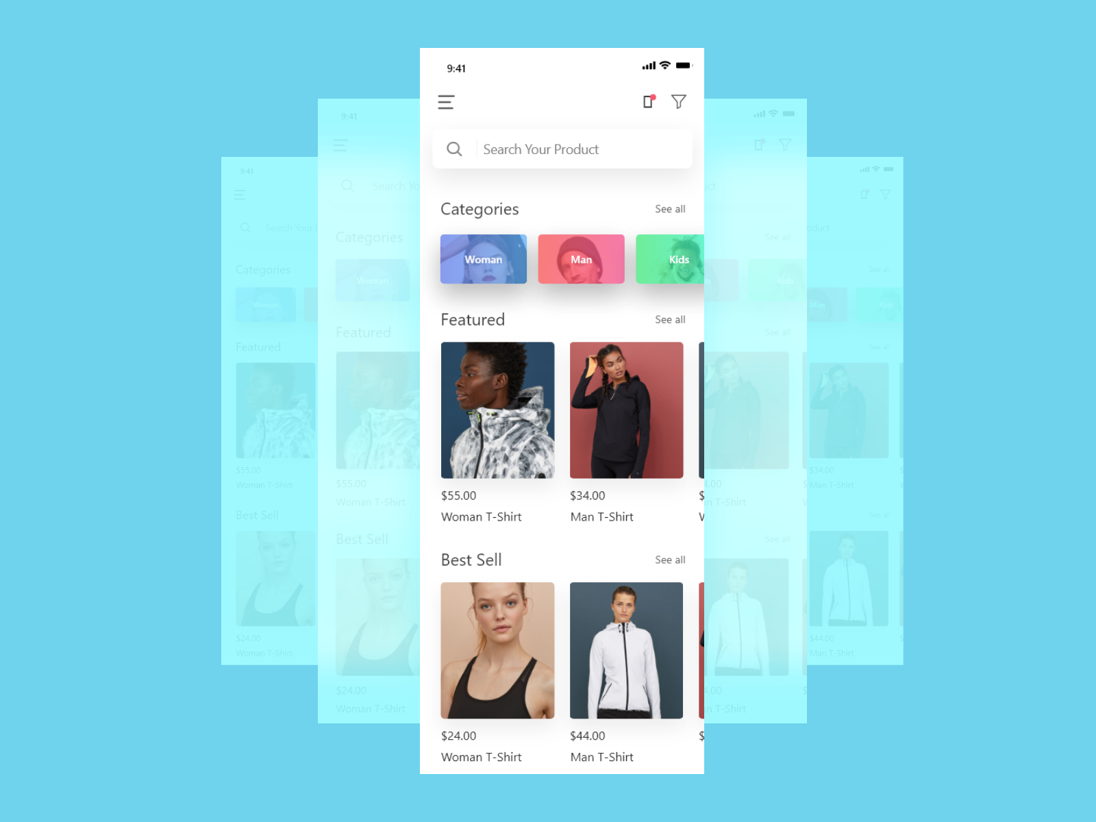 E Commerce App by Nizek on Dribbble