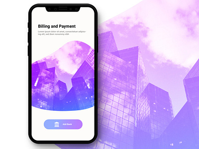 Add Bank app design ui ux