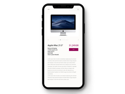 Electronics E commerce app design ui ux