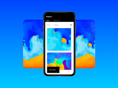 Wallpaper App app design ui ux