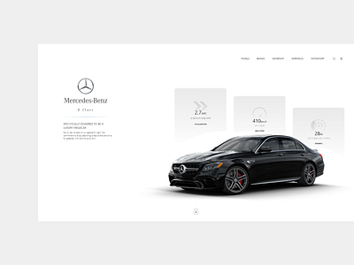 Mercedes Info design ui ux website