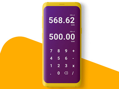 Currency Converter Calculator app design ui ux