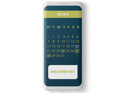 Calendar app design ui ux