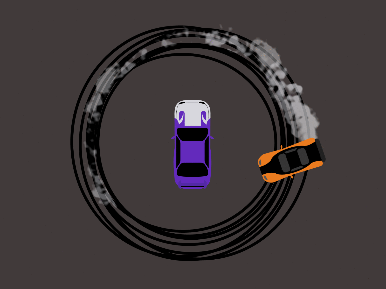 Tokyo Drift loop car design drawing dribbble drift illustration vector