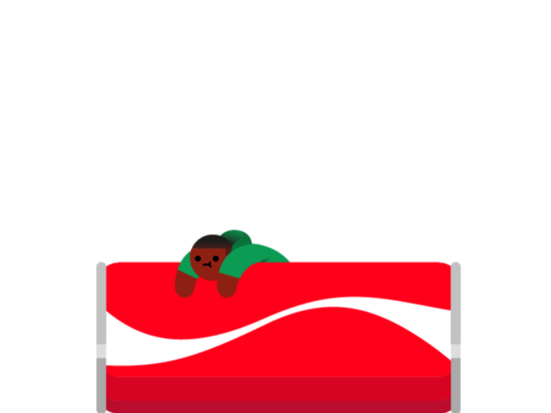 Coca-Cola Guy animation character cocacola coke color concept drink