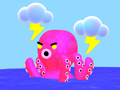 Pink Octopus