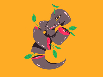 Moru Snake character colors drawing drawthisinyourstyle illustration procreate sketch snake snakes