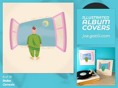 Illustrated Album Covers - Duke by Genesis album art album cover design illustration illustrator vector