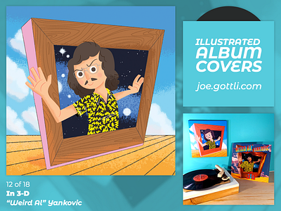 Illustrated Album Covers - "Weird Al" Yankovic In 3-D