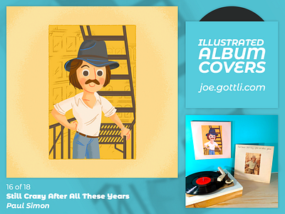 Illustrated Album Covers - Still Crazy After All These Years album art album cover design illustration illustrator vector vinyl record