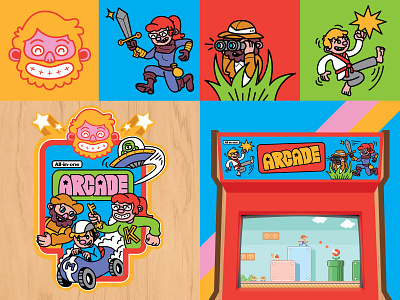 Arcade Cabinet Vinyl Graphics