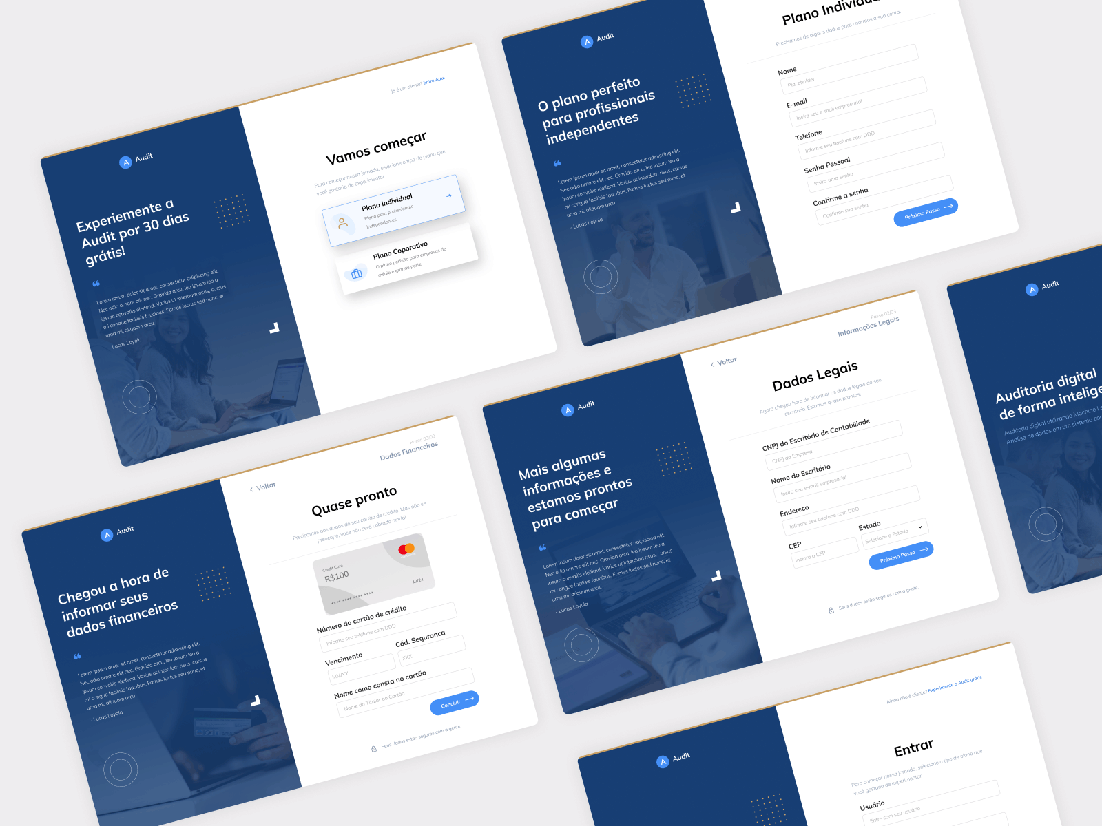 SaaS - Sign up flow by Lucas Loyola on Dribbble