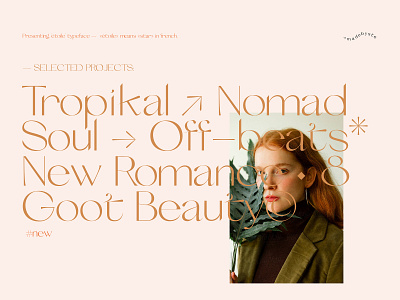 Etoile* Typeface feminine font femmetype graphic design typography