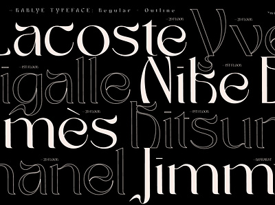 Karlye Typeface: Regular + Outline design display font feminine font femmetype graphic design modern font serif font typography webdesign