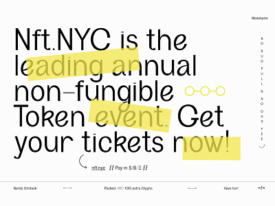 Nerds Grotesk Typeface