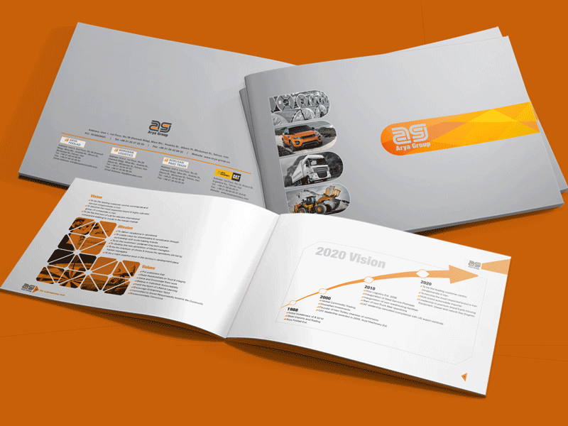 Arya Group Catalogue branding catalogue design layoutdesign