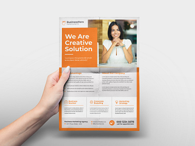 Corporate Flyer advertisement branding business business flyer company corporate corporate branding corporate business flyer corporate design corporate flyer marketing profile promotion