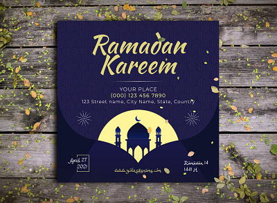 Ramadan Kareem Social Media Banner banner iftar iftar party pilgrimage ramadan ramadan banner ramadan flyer ramadan kareem social media
