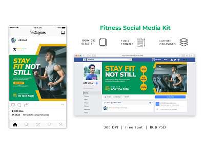 Fitness Social Media Kit