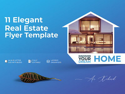 11 Elegant Real Estate Flyer Template Design Sample