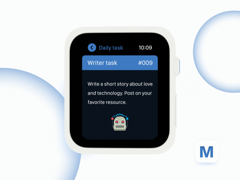 WatchOS app concept