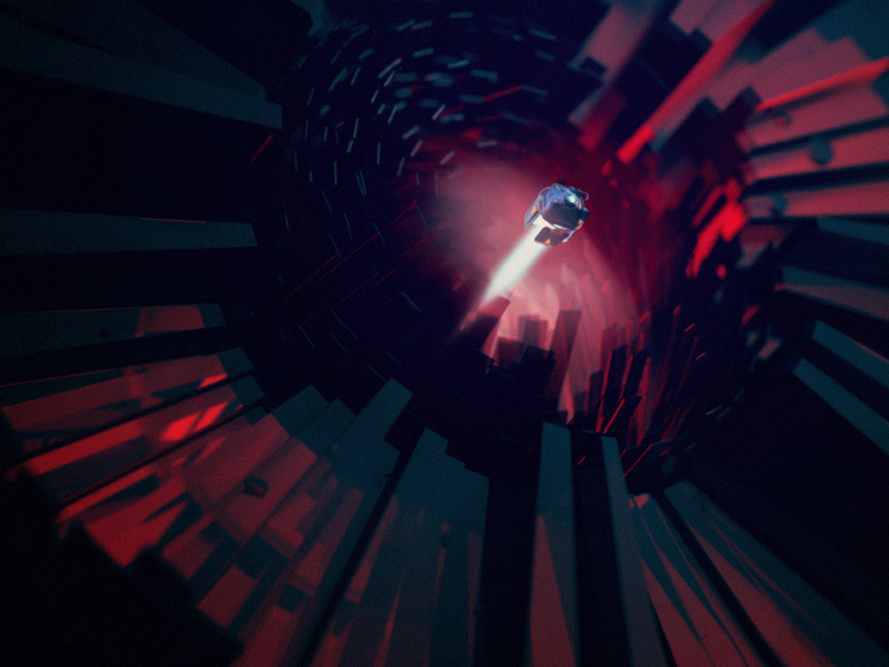 The Scape abstract concept art illustration cinema 4d 3d render future spaceship space sci fi c4d