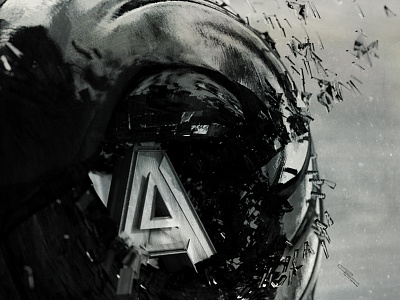 The "A" 3d a abstract alphabet bw c4d cinema4d letter octane octane render