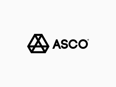 Asco branding design flat icon illustration logo minimal typography vector