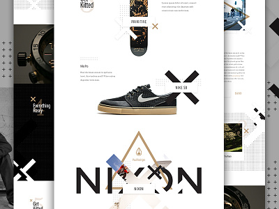 Nixon PRod collection e-commerce ecommerce elegant seagulls fashion im jack dusty nike nixon shoe skateboard watch x