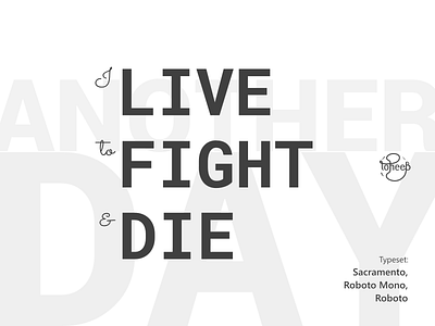 Live Fight Die