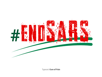 EndSARS black branding design flat illustration life minimal typography vector web