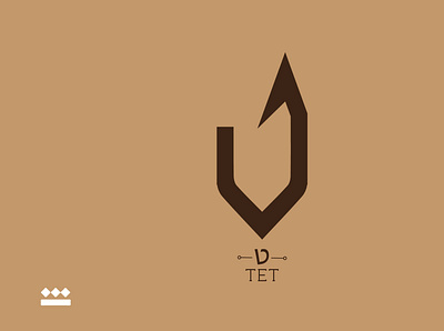 My typo YOD in #hebrew design flat hebrew illustration logo typography