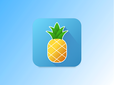 Daily UI #005 App Icon adobe illustrator android app app icon branding daily 005 illustration ios mobile pineapple sketch sketchapp ui ui design uidesign uiux vector