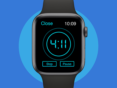 Daily UI #014 Countdown Timer apple watch countdowntimer design ios sketchapp smartwatch ui ui design ux ux design