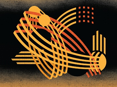 Main visual element for concert poster "Forged" concert poster design illustration symphony orchestra uwl