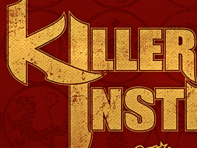 Killer Instinct Pinultimate Edition gold foil killer instinct microsoft studios pin trading pinny arcade print texture xbox one