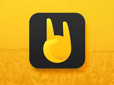 iOS Icon aerolab app argentina hand icon ios ios7 iphone lucas music