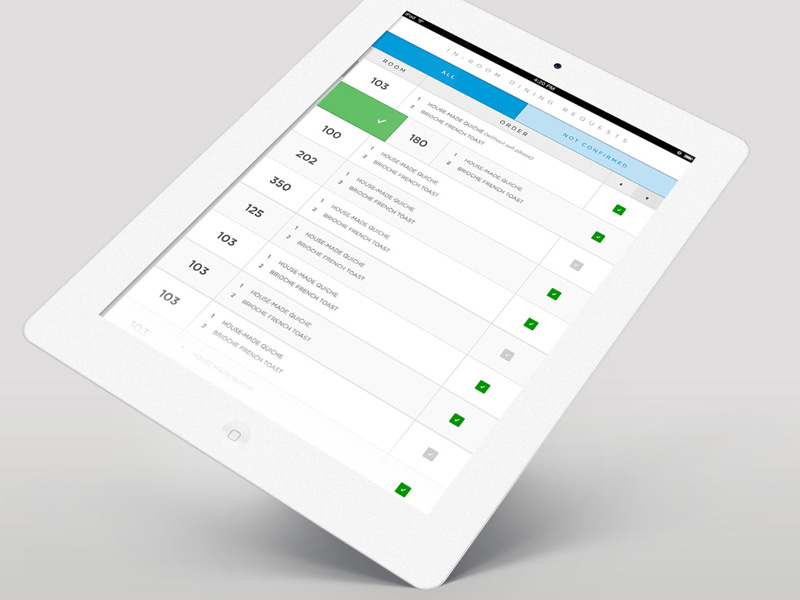 iOS7 App for iPad ipad ios ios7 app ui ux argentina lucas aerolab list check minimal