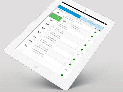 iOS7 App for iPad aerolab app argentina check ios ios7 ipad list lucas minimal ui ux