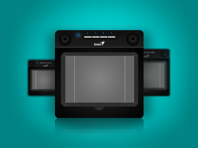Digital Tablet blur digital tablet icon shadows