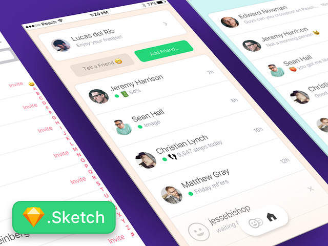 🍑 Peach for Sketch (Freebie) by Lucas del Río on Dribbble